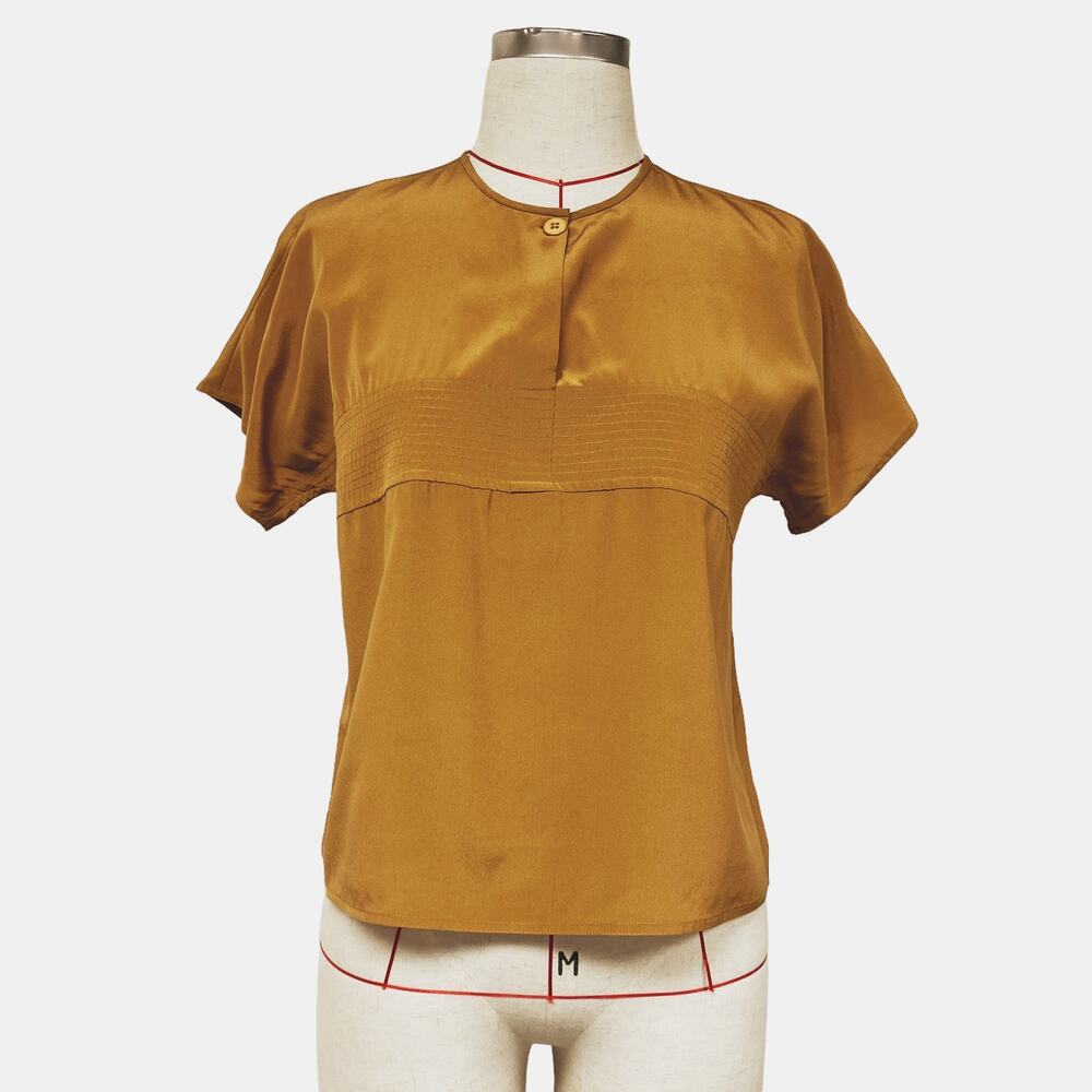 Vintage Robinsons John Yang Womens Size 6 Silk Blouse